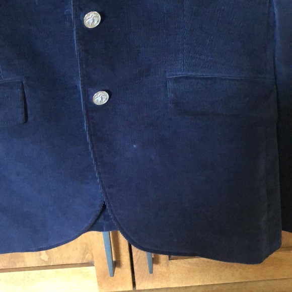 Brooks Brothers Milano Fit Navy Corduroy Blazer - Picture 6 of 6